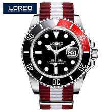 Load image into Gallery viewer, LOREO Luxury Brand Diving Men Military Sport Watches
