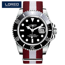Load image into Gallery viewer, LOREO Luxury Brand Diving Men Military Sport Watches